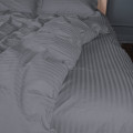 Постільна білизна SATIN STRIPE 30-0012 DARK GRAY - ТМ MIRSON (Україна-Італія) (світлина 3 з 6)