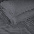 Постільна білизна SATIN STRIPE 30-0012 DARK GRAY - ТМ MIRSON (Україна-Італія) (світлина 5 з 6)