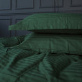 Постільна білизна SATIN STRIPE 30-0017 GREEN - ТМ MIRSON (Україна-Італія) (світлина 3 з 7)
