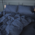 Постельное белье SATIN STRIPE 30-0020 SMOKY BLUE - ТМ MIRSON (Украина-Италия) (фото 5 из 7)