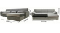 RAMON - диван-кровать угловой TM DAVIDOS MODERN LINE (фото 12 из 12)