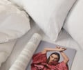 Простирадло на резинці БЯЗЬ, 150х200, білий - TM SLEEP CARE (Розпродаж) (світлина 5 з 9)