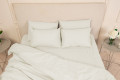 Комплект постільної білизни БЯЗЬ МОЛОЧНИЙ - ТM SLEEP CARE (світлина 2 з 4)