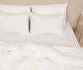 Простирадло на резинці БЯЗЬ, 150х200, білий - TM SLEEP CARE (Розпродаж) (світлина 4 з 9)
