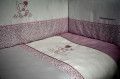 SWEET BEAR PINK 3 предмета (65х125см) - сменный постельный комплект в кроватку TM ВЕРЕС (Украина) (фото 2 из 6)