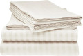 BOSTON IVORY BEIGE STRIPE - простынь сатиновая натяжная TM U-TEK (Украина) (фото 3 из 3)