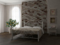 ВАЛЕНСІЯ, 160х200 білий глянцевий - металеве ліжко ТМ SKAMYA (Розпродаж-Одеса) (фото 3 из 5)