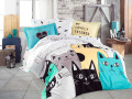 POPLIN LOVE CATS - постельное белье TM HOBBY (Турция) (фото 2 из 2)