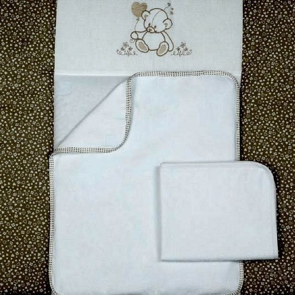 SWEET BEAR Beige, 50x70 - пеленальний матрацик ТМ ВЕРЕС (Розпродаж)