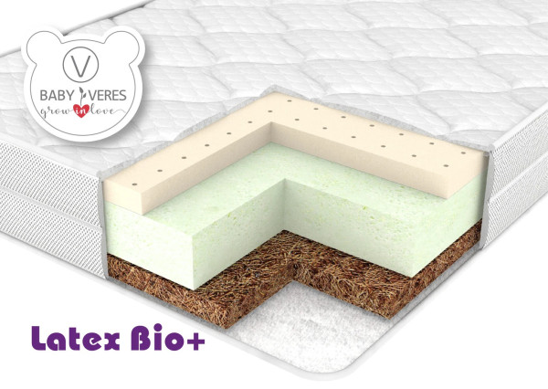 LATEX BIO+ - детский матрас ТМ ВЕРЕС (Украина)