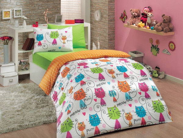 POPLIN MEOW - постельное белье TM HOBBY (Турция)