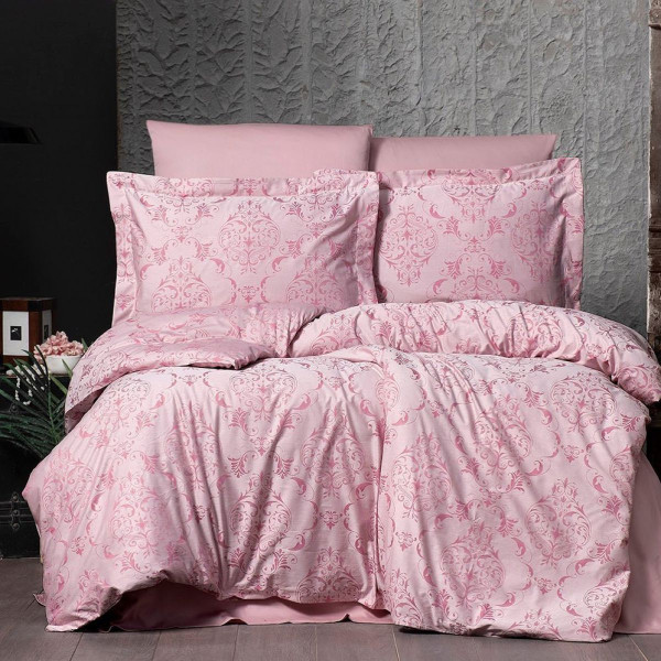 Постельное белье VOGUE ОРГАНИК ЖАККАРД 350TC PARIS ФУКСИЯ A107256 - ТМ ARYA (2600000003896)
