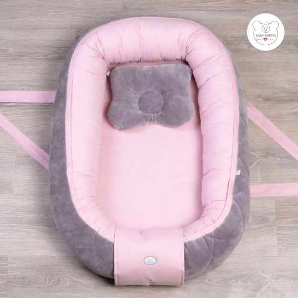 VELOUR GTAUP-ROSE (450.29) - кокон-гніздечко ТМ ВЕРЕС (Україна)