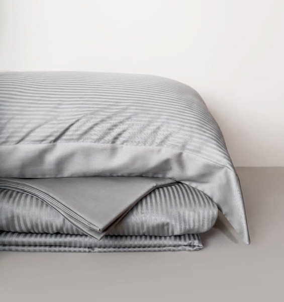 Постельное белье AURORA RIGA GRIGIO 10241, евро 220х240 TM CAVALIERI (Италия)