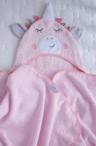 Пеленка для купания UNICORN PINK 80x120 ТМ ВЕРЕС (190.54)