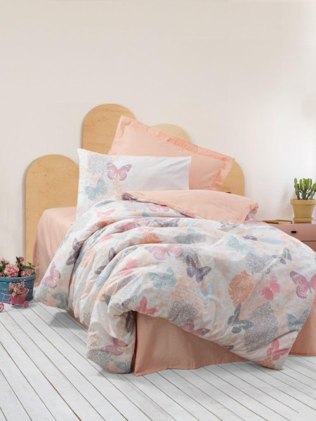 Постельное белье подростковое KIMELA PEMBE - ТМ COTTON BOX (Турция) (080077133)