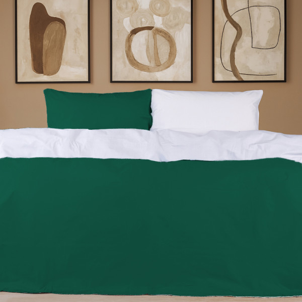 Пододеяльник БЯЗЬ GREEN DIEGO (11-2107+18-0130) - ТМ MIRSON