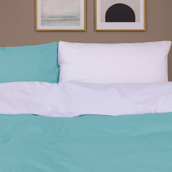 Пододеяльник WHITE-MINT (11-2107+11-2208) - ТМ MIRSON