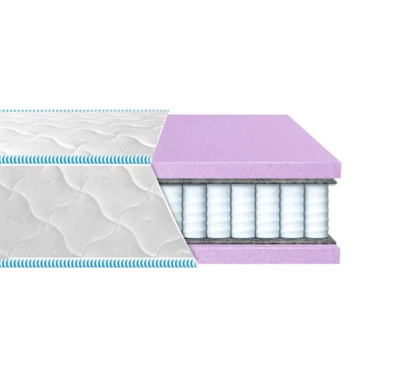 BRAVE SPRING-FOAM жаккард - ортопедический матрас ТМ EUROSLEEP Brave (Украина)