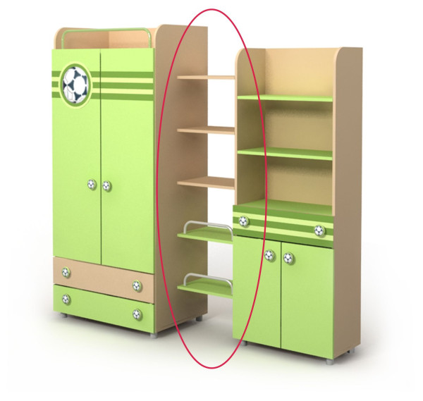 Комплект книжных полок ACTIVE BS-15 - ТМ BRIZ (Украина)