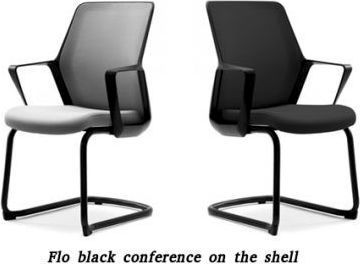 FLO (black) КОНФЕРЕНЦ на полозьях - кресло офисное ТМ ЭНРАН (Украина)