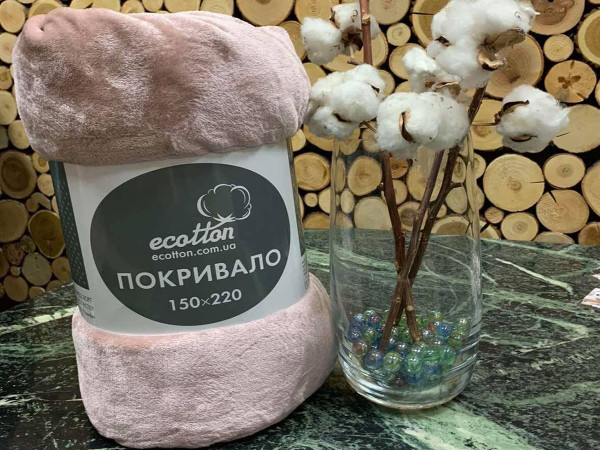 Покрывало-плед WELL SOFT рис. 4487 POWDER - TM NOVITA (Украина)