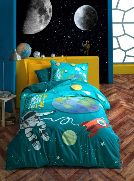 Постельное белье подростковое LITTLE ASTRONAUT - ТМ COTTON BOX (Турция) (080077118)