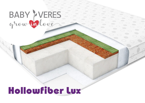 HOLLOWFIBER LUX 12 - детский матрас ТМ ВЕРЕС (Украина) 50.3.03