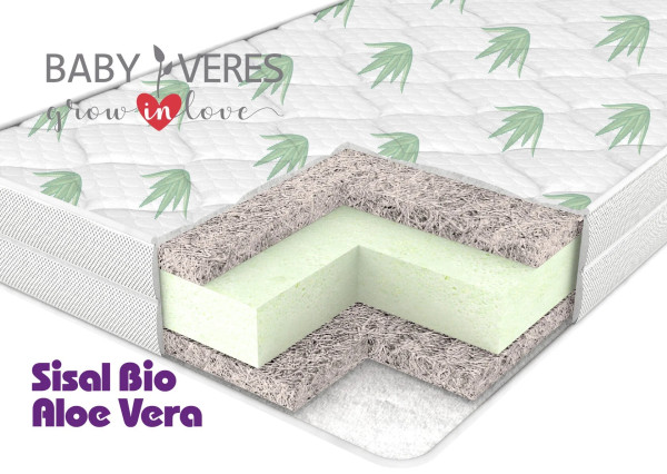 SISAL BIO ALOE VERA - детский матрас ТМ ВЕРЕС (Украина)