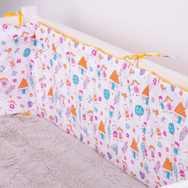KIDS TIME 18-0002 SWEET HOME - захисний бортик у ліжечко TM MIRSON (2200007127931)