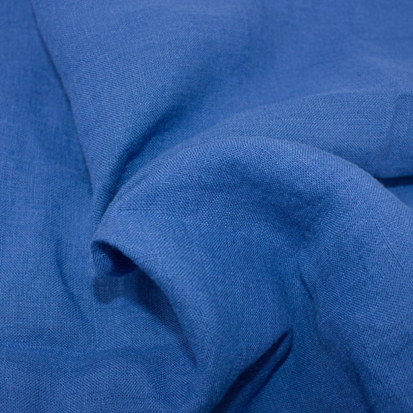 Простынь на резинке ЛЕН NATURAL LINEN BLUEBOTTLE - ТМ MIRSON