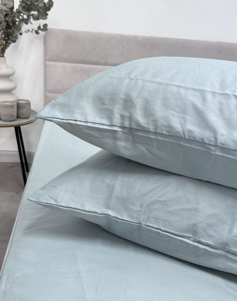 AQUA GREY 15-5205 ECOTTON - набір наволочок 2 шт 50х70 TM NOVITA (24736)