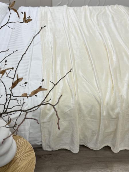 Плед-покривало ECOTTON 11-0608 COCONUT MILK - ТМ NOVITA (Китай)