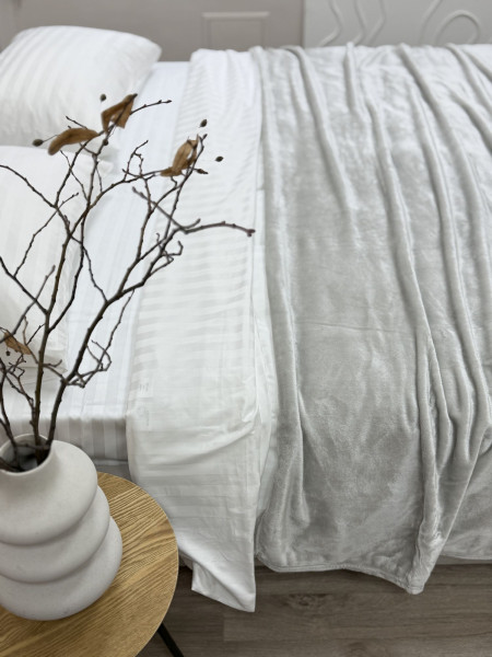 Плед-покрывало ECOTTON 24-3615 COOL GRAY - ТМ NOVITA (Китай)
