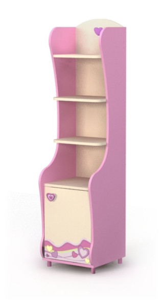 PINK PN-05 - шкаф книжный TM BRIZ (Украина)