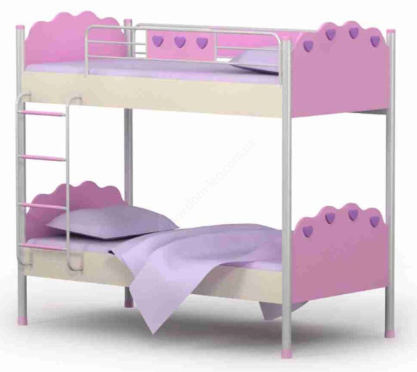 PINK PN-12 - кровать двухъярусная ТМ BRIZ (Украина)