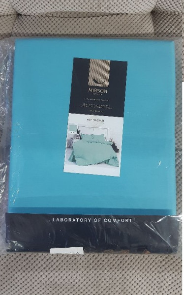 Пододеяльник БЯЗЬ 11-2208 MINT, 200х220 - ТМ MIRSON (Распродажа)