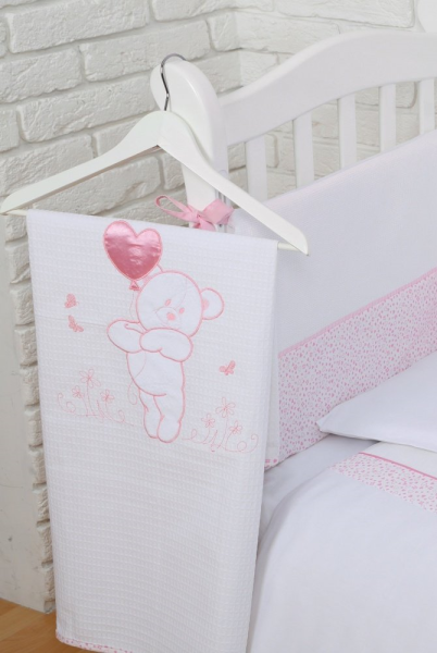 SWEET BEAR PINK - детский плед ТМ ВЕРЕС (Распродажа)