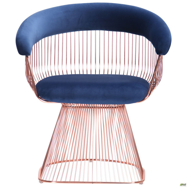 Кресло ROLLER, ROSE GOLD, ROYAL BLUE ТМ AMF (545679)