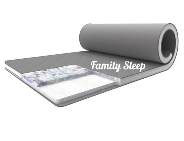 SHINE - топпер TM FAMILY SLEEP Gray-White Collection (Украина)