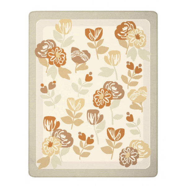 WOHNDECKE BLOOM FRAME - плед 150x200 TM BIEDERLACK (827586)