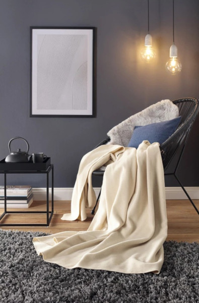 WOHNDECKE PEARL OATMEAL - плед 150х200 TM BIEDERLACK (783288)