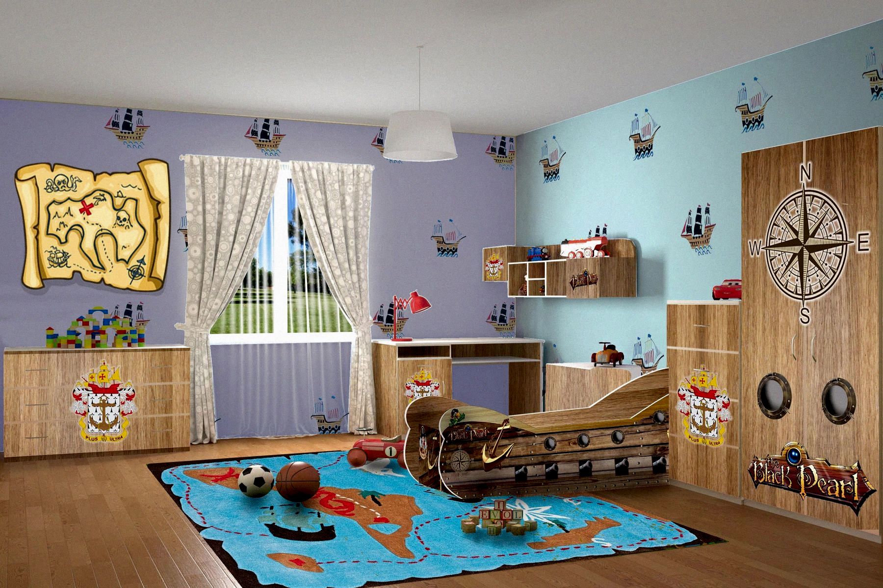 Детская комната по пиратов