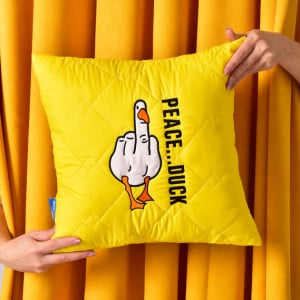 PEACE... DUCK - декоративная подушка 40х40 ТМ ИДЕЯ 8-35750*001 (2200004858722)
