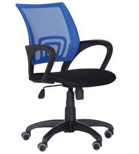 Кресло ВЕБ сиденье А-1/спинка сетка синяя - ТМ AMF (298415)