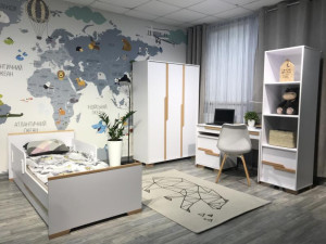 Детская комната СИЭТЛ бело-буковая - ТМ ВЕРЕС (Украина)