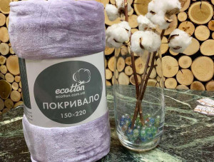 Покрывало-плед WELL SOFT рис. 3910 LAVENDER - TM NOVITA (Украина)