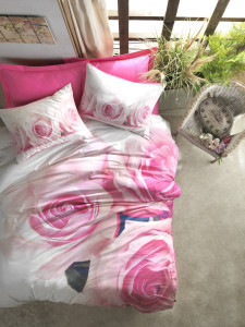 Постельное белье ранфорс FLORAL SERI FLORENCE евро - ТМ COTTON BOX (010077624)