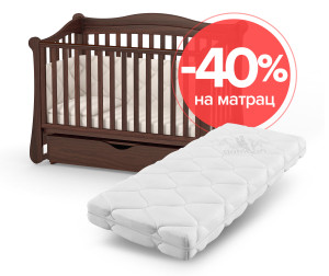 КОМПЛЕКТ: дитяче ліжко ЛД 18 - ТМ ВЕРЕС + матрацик LENNY DREAMS - ТМ SLEEP CARE