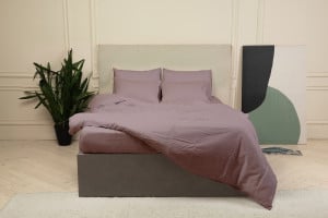 Комплект постільної білизни САТИН СТРАЙП ОРХІДЕЯ - ТM SLEEP CARE